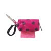 Designer Duffel Poo Bag Dispenser - Pink Paw - Poo Bags - Xtra Dog
