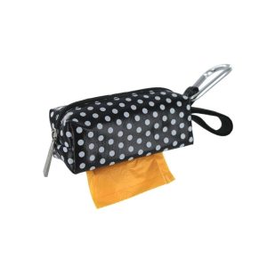DogBag Colour Block Duffel (Large) Poo Bag Dispenser - Black Dot - Poo Bags - Xtra Dog