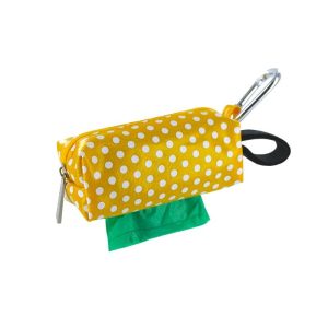 DogBag Colour Block Duffel (Large) Poo Bag Dispenser – Yellow Dot