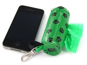 DogBag Duffel Poo Bag Dispenser (Large) - Green Paw - Poo Bags - Xtra Dog