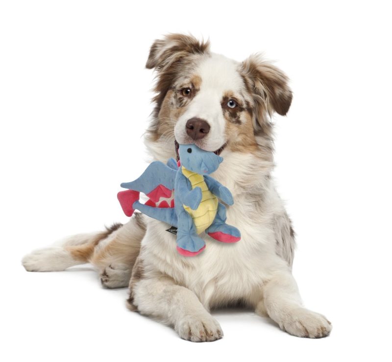 goDog Dragons Periwinkle with Chew Guard Technology - Plush Toys - Xtra Dog