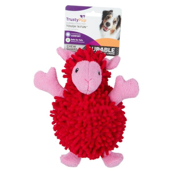 goDog FuzzyWuzzy Lamb with Chew Guard Technology (Small) - Plush Toys - Xtra Dog