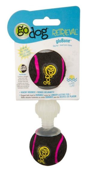goDog Retrieval gloBounce Glow in the Dark - Retrieve Toys - Xtra Dog