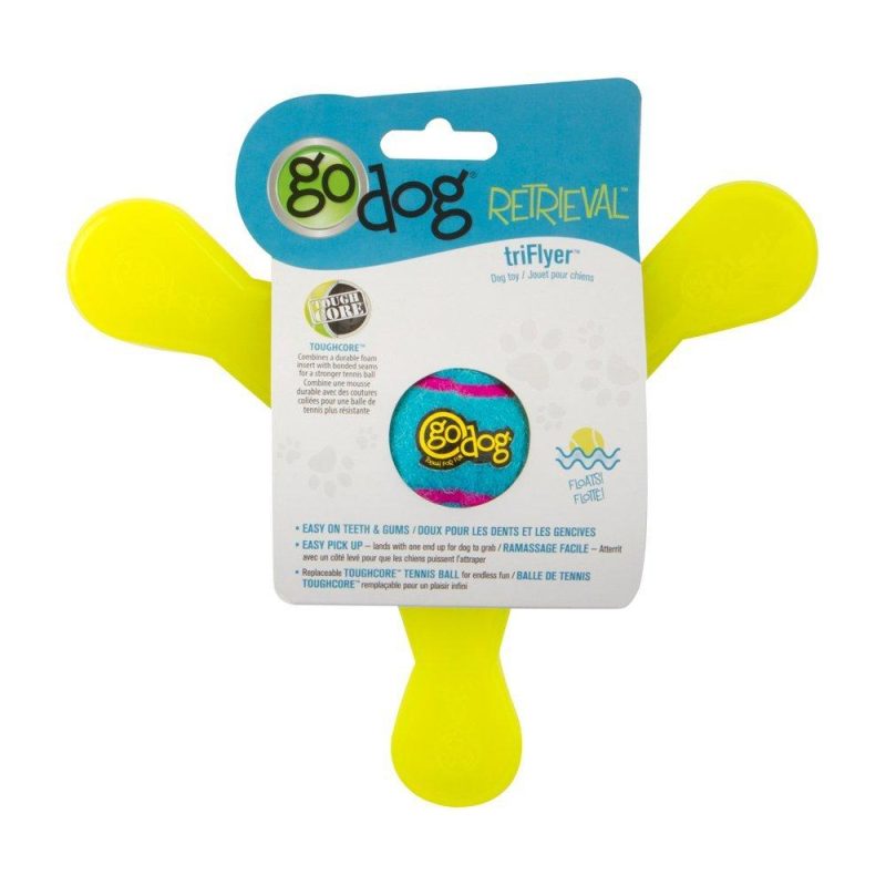 goDog Retrieval TriFlyer - Retrieve Toys - Xtra Dog