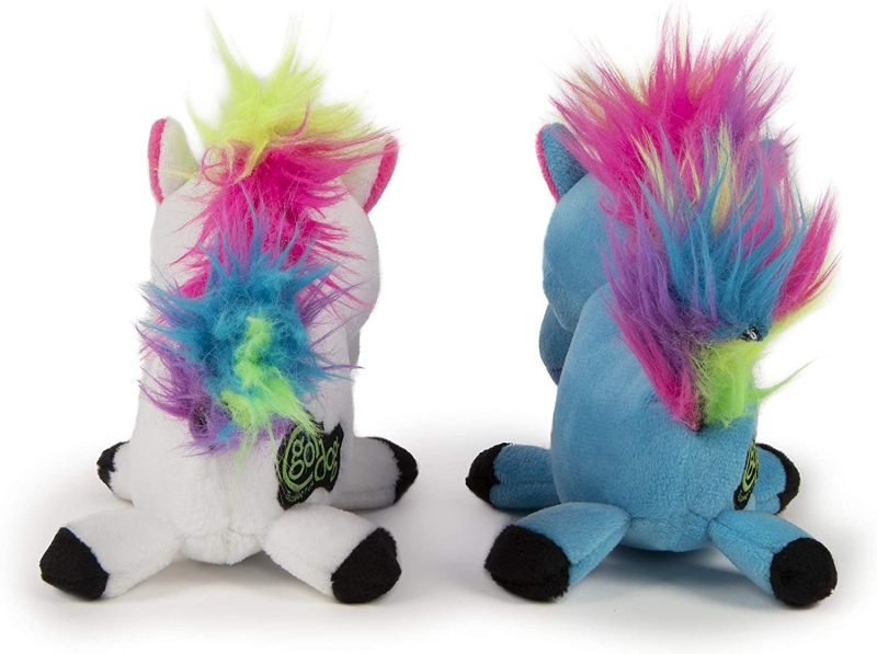 goDog Unicorns with Chew Guard Technology Tough Plush Dog Toy - Plush Toys - Xtra Dog