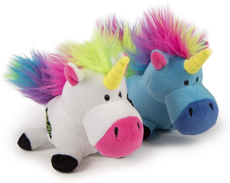 goDog Unicorns with Chew Guard Technology Tough Plush Dog Toy - Plush Toys - Xtra Dog