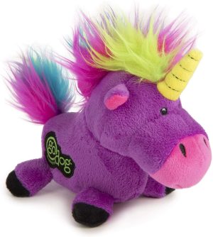 goDog Unicorns with Chew Guard Technology Tough Plush Dog Toy - Plush Toys - Xtra Dog