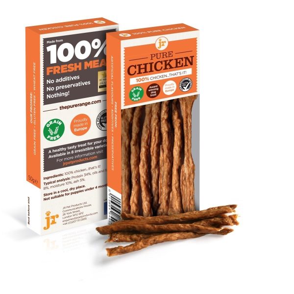 JR Pure Chicken Sticks, 50g - Treats - Xtra Dog