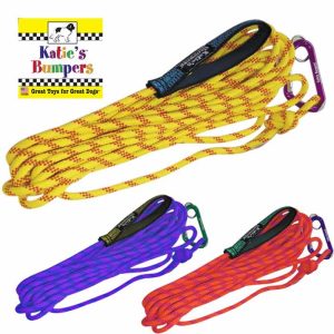 Katie’s Bumpers – River Rope & Puppy Training Rope/ Clip ‘n’ Toss Rope