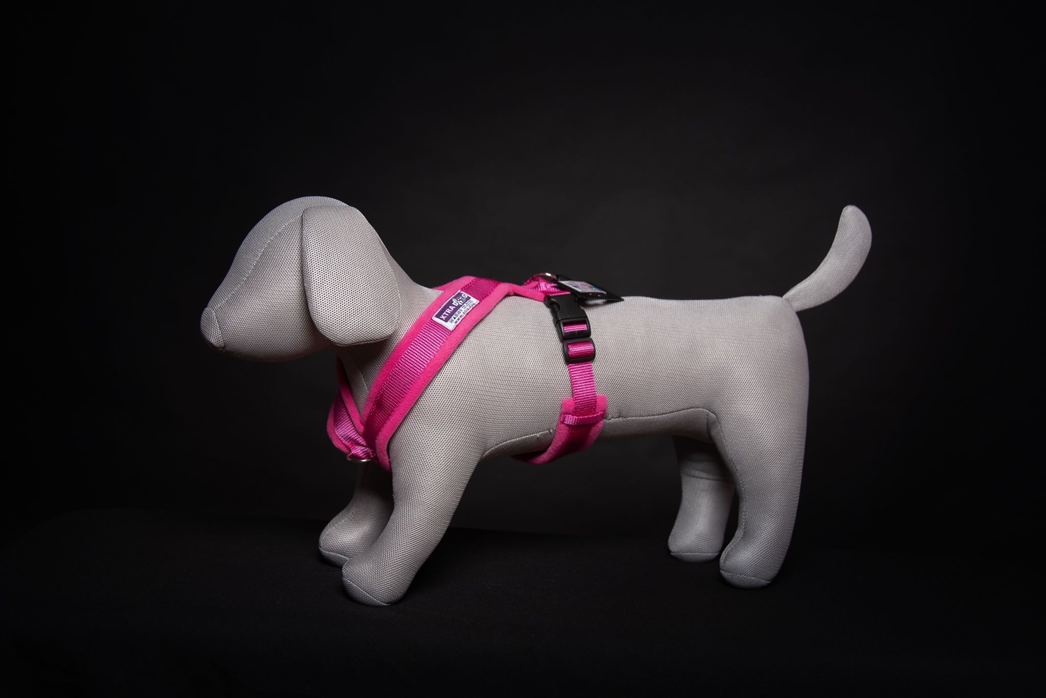 Pink Xtra Dog Fleece Walking Harness Medium