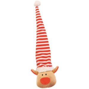 Holly Robin Long Hat Christmas Dog Toys