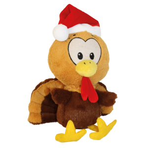 Holly Robin Dog Toy Plush with Squeaker – Tommy Turkey